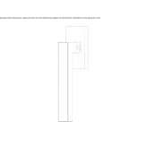 Stainless steel window handle on a rosette Kacice