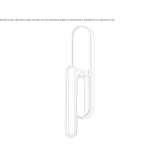 Brass window handle on the back plate Orgelet