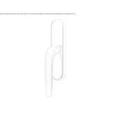 Metal window handle on the back plate Holgate