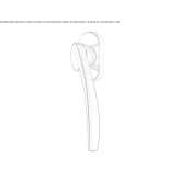 Mosiężna klamka okienna na rozecie Mahnomen