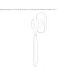 Brass window handle on a rosette Troia