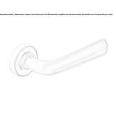 Mosiężna klamka do drzwi Dunholme