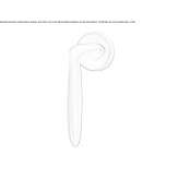 Brass window handle on a rosette Libusin