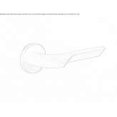 Klamka ze stali nierdzewnej na rozecie Alaca