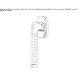 DK Cromall® window handle on a rosette Theillay