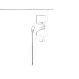 DK Cromall® window handle with lock Theillay