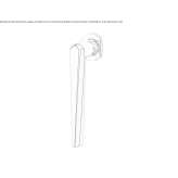 DK Cromall® window handle on a rosette Theillay