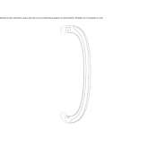 Brass pull handle Theillay