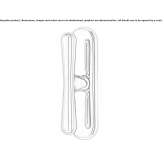 Cromall® Cremone handle on backplate Theillay