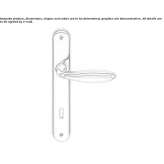 Cromall® handle on the backplate Theillay