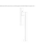 Brass handle for sliding windows Theillay
