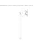 DK Cromall® window handle on a rosette Theillay