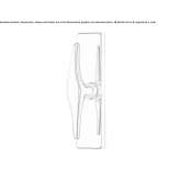 Brass, cream handle on the back plate Theillay