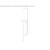 Brass window handle on the back plate Theillay