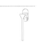 DK brass window handle on a rosette Theillay