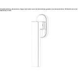 DK Cromall® window handle on a rosette Theillay