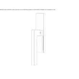 Brass window handle on the back plate Theillay