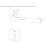 Brass handle with lock Congaz