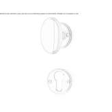 Brass door knob Congaz