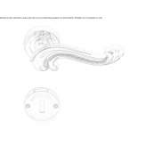 Brass handle with lock Congaz