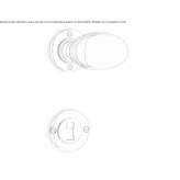 Brass handle with lock Congaz