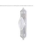 Brass window handle on the back plate Congaz