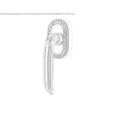 DK brass window handle on a rosette Congaz