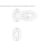 Mosiężna klamka z zamkiem Faverney