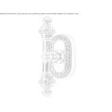 DK brass window handle on a rosette Congaz