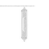 Wpuszczana mosiężna klamka do drzwi Congaz