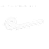 Zamak door handle Langa