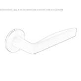 Brass door handle Voinesti
