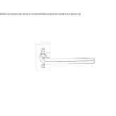 Window handle on a rosette Baks