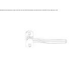 Window handle on a rosette Baks