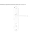 Handle on the back plate with a lock Simeiz