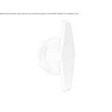 Gałka do drzwi ze stali nierdzewnej Anstaing