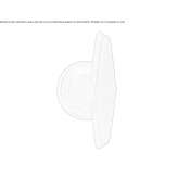 Gałka do drzwi ze stali nierdzewnej Anstaing