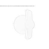 Gałka drzwiowa z satynowym czarnym wykończeniem PVD Anstaing