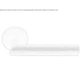 Brown door handle, rosette Saladas