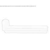 Door handle with PVD finish Saladas