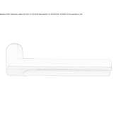 Stainless steel door handle Saladas