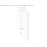 Stainless steel window handle with lock Saladas