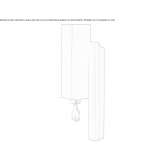 Window handle with PVD finish and lock Saladas
