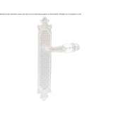 Brass handle on the back plate with Swarovski® crystals Golega