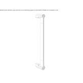 Forged brass handle Delabole