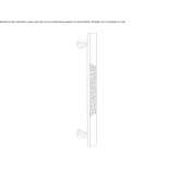 Brass pull handle Aleson