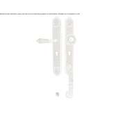External handle made of brass Golega