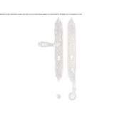 External handle made of brass Golega
