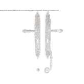 External handle made of brass Golega