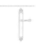 Brass handle on the back plate Golega